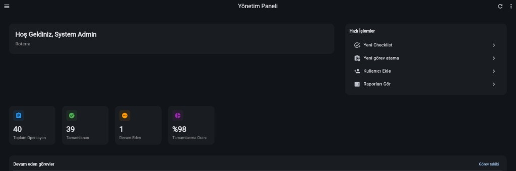 Roterra Takip Sistemi